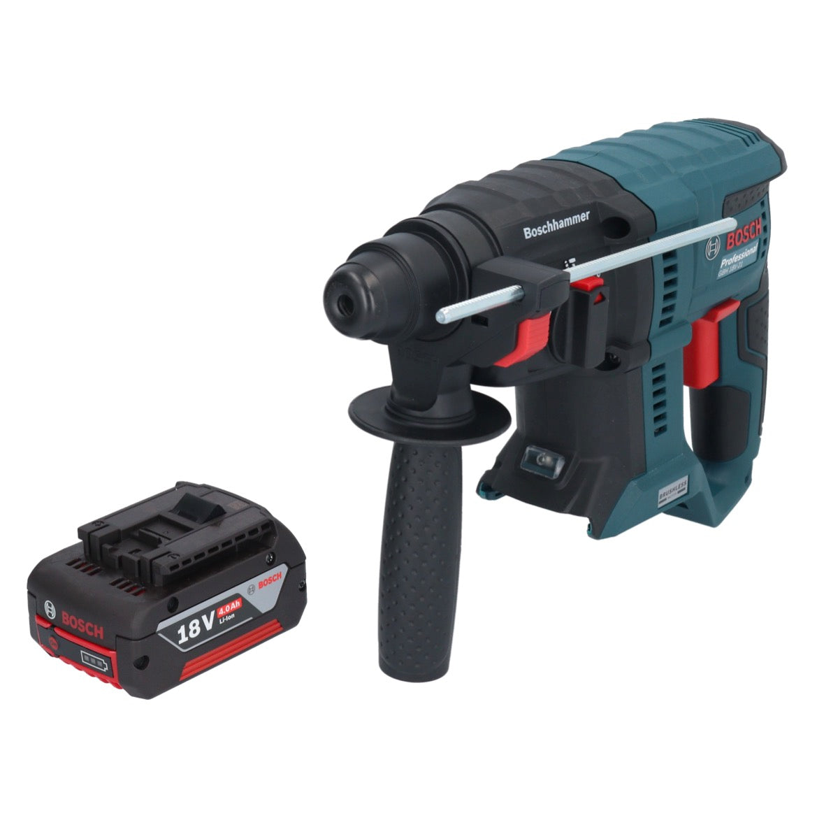 Bosch GBH 18V-21 Professional marteau perforateur sans fil 18 V 2,0 J SDS plus sans balais + 1x batterie 4,0 Ah - sans chargeur