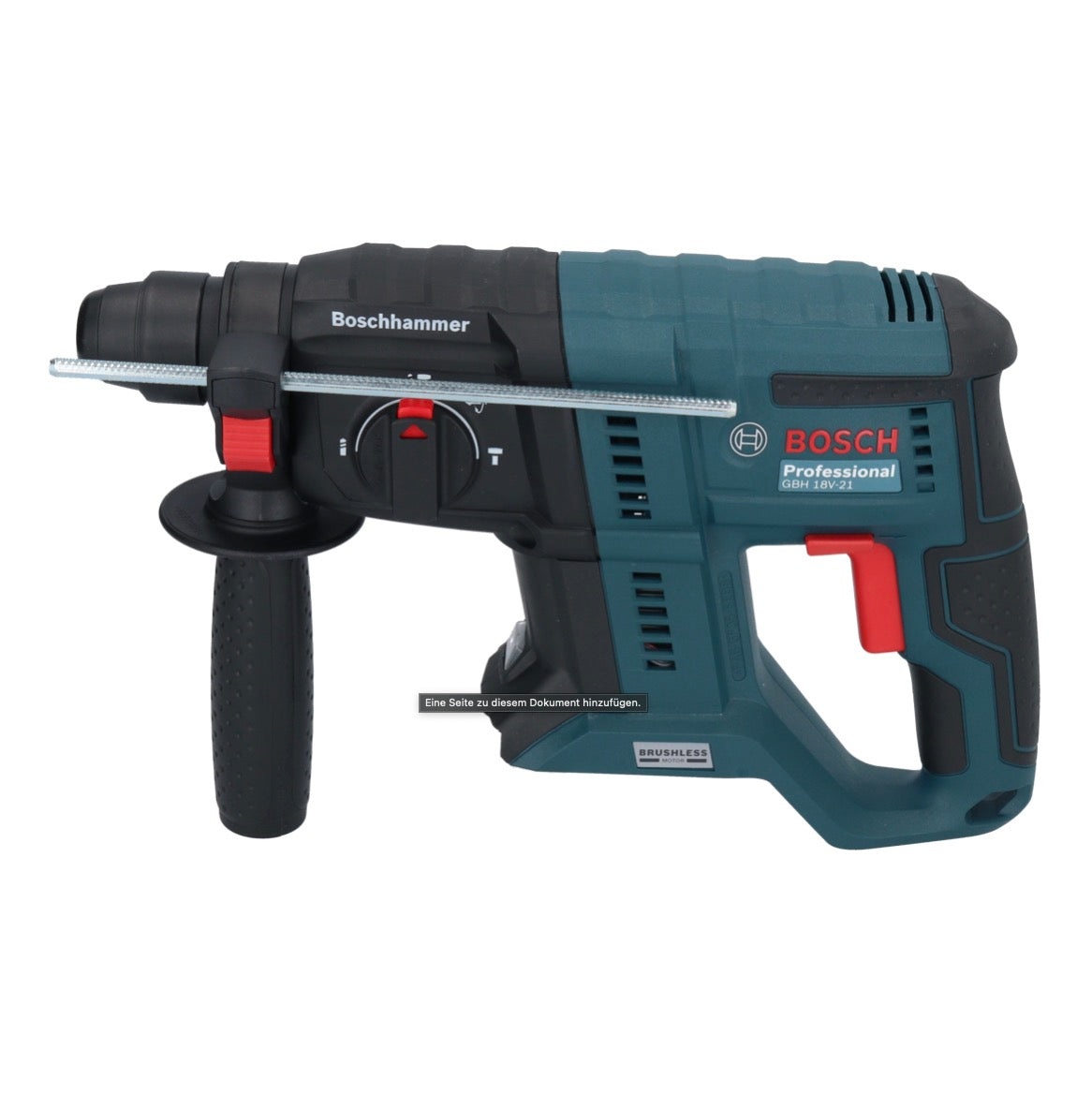 Bosch GBH 18V-21 Professional marteau perforateur sans fil 18 V 2,0 J SDS plus sans balais + 1x batterie 4,0 Ah - sans chargeur