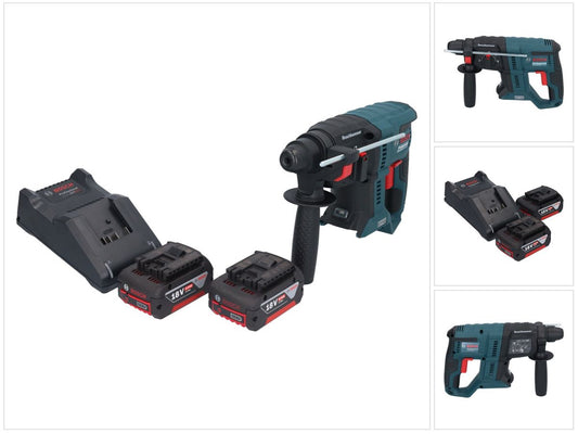 Bosch GBH 18V-21 Professional marteau perforateur sans fil 18 V 2,0 J SDS plus sans balais + 2 batteries 5,0 Ah + chargeur