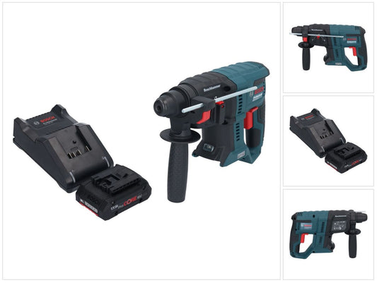 Bosch GBH 18V-21 Professional marteau perforateur sans fil 18 V 2,0 J SDS plus sans balais + 1 batterie ProCORE 4,0 Ah + chargeur