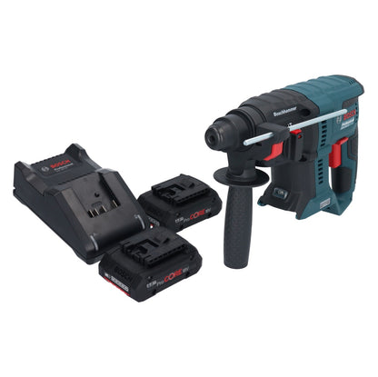 Bosch GBH 18V-21 Professional marteau perforateur sans fil 18 V 2,0 J SDS plus sans balais + 2 batteries ProCORE 4,0 Ah + chargeur