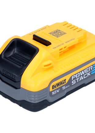 Batterie DeWalt DCBP 518 Powerstack 18 V 5,0 Ah / 5000 mAh XR Li-Ion - avec indicateur de niveau de charge