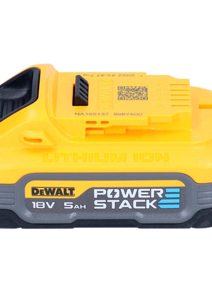 Batterie DeWalt DCBP 518 Powerstack 18 V 5,0 Ah / 5000 mAh XR Li-Ion - avec indicateur de niveau de charge