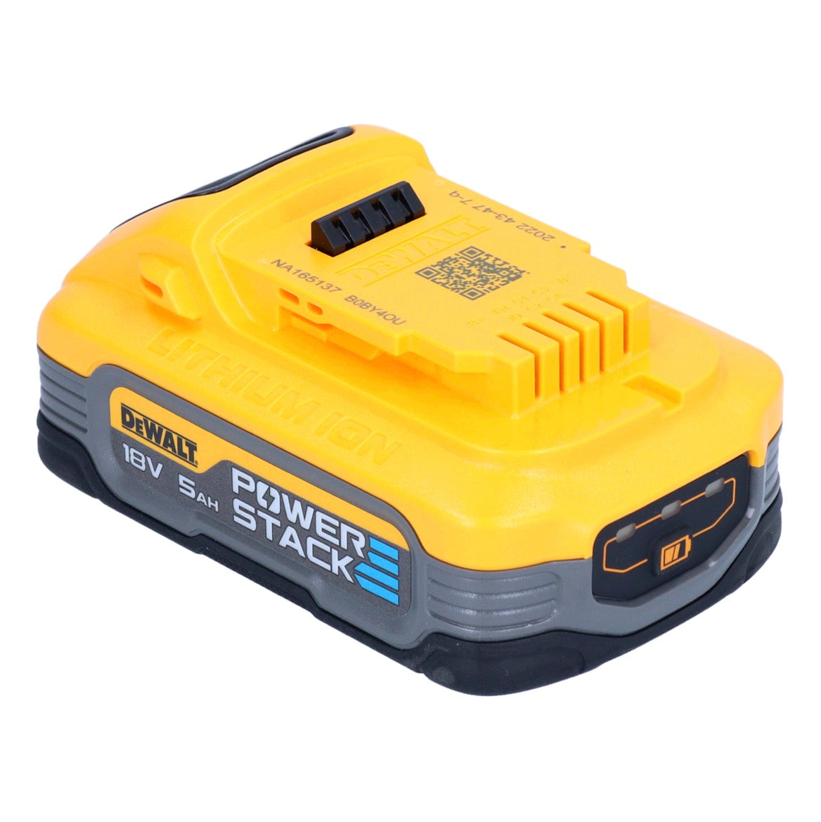 Batterie DeWalt DCBP 518 Powerstack 18 V 5,0 Ah / 5000 mAh XR Li-Ion - avec indicateur de niveau de charge