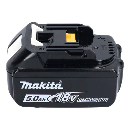 Makita DBO 382 T1 ponceuse orbitale sur batterie 18 V 93 x 185 mm sans balais + 1x batterie 5,0 Ah - sans chargeur