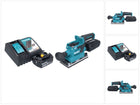 Makita DBO 382 RG1 ponceuse orbitale sur batterie 18 V 93 x 185 mm sans balai + 1x batterie 6,0 Ah + chargeur