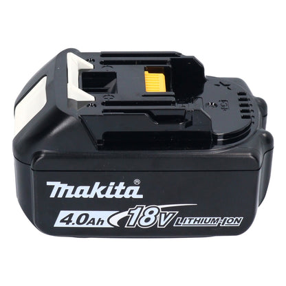 Makita DBO 382 M1J Ponceuse orbitale sur batterie 18 V 93 x 185 mm sans balais + 1x batterie 4,0 Ah + Makpac - sans chargeur