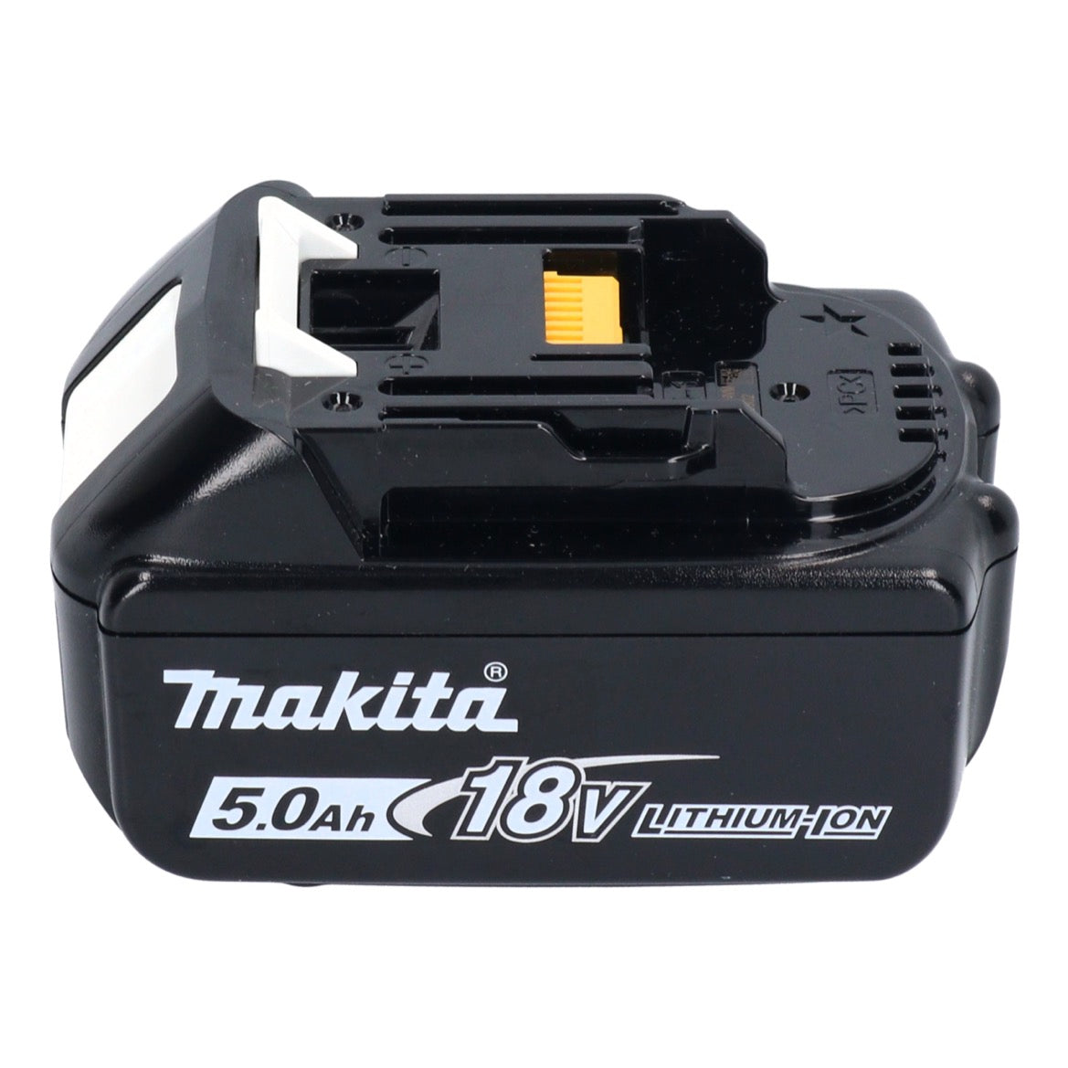 Makita DBO 382 T1J Ponceuse orbitale sur batterie 18 V 93 x 185 mm sans balais + 1x batterie 5,0 Ah + Makpac - sans chargeur