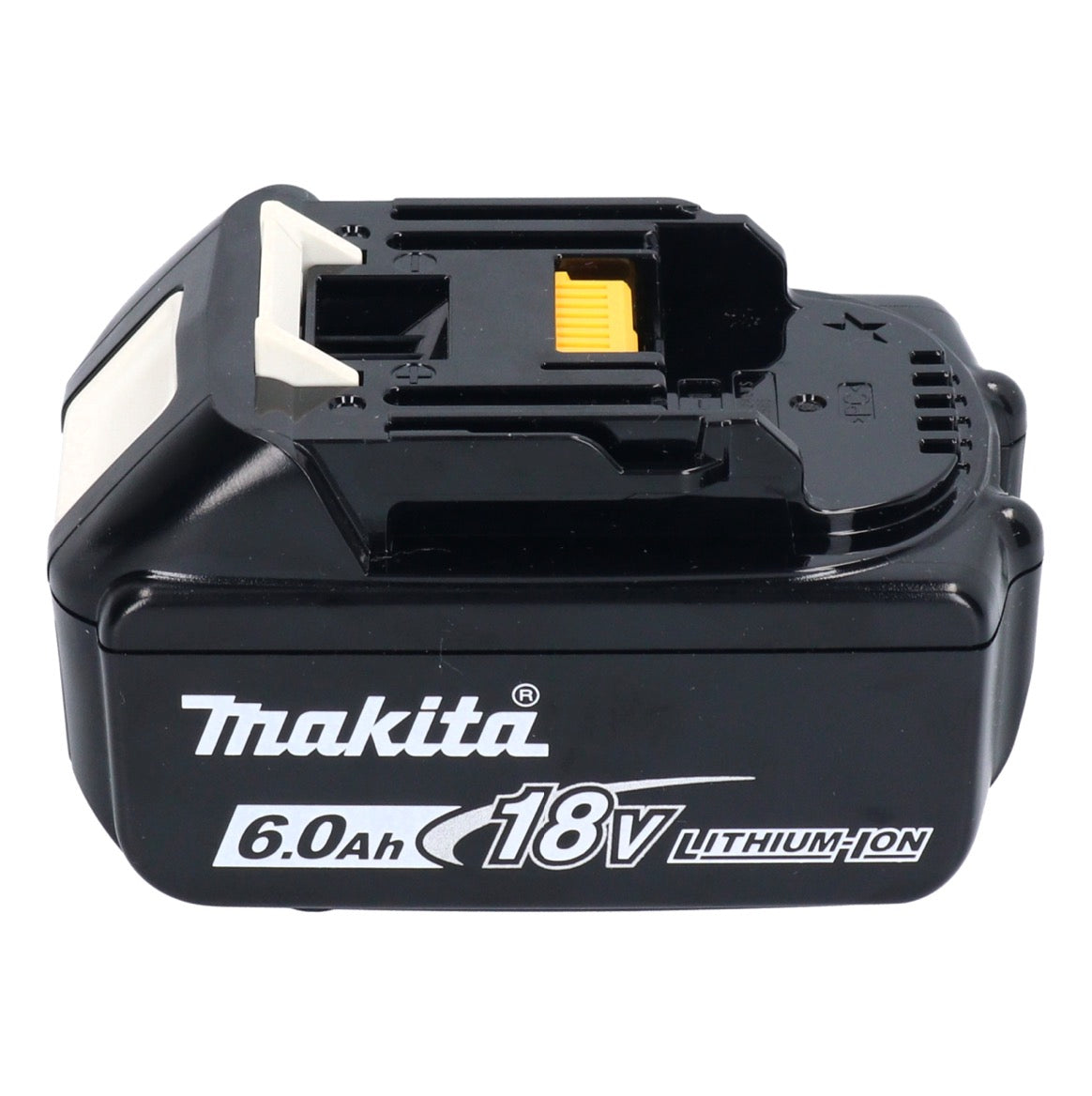 Makita DBO 382 G1J Ponceuse orbitale sur batterie 18 V 93 x 185 mm sans balais + 1x batterie 6,0 Ah + Makpac - sans chargeur