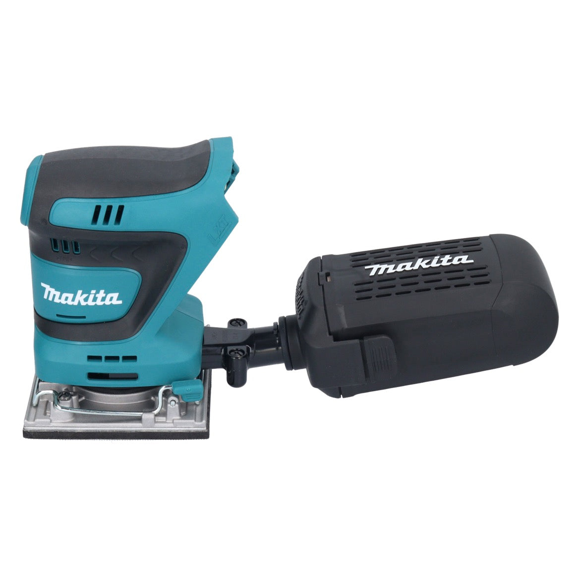 Makita DBO 484 RF Akku Schwingschleifer 18 V 112 x 102 mm + 2x Akku 3,0 Ah + Ladegerät