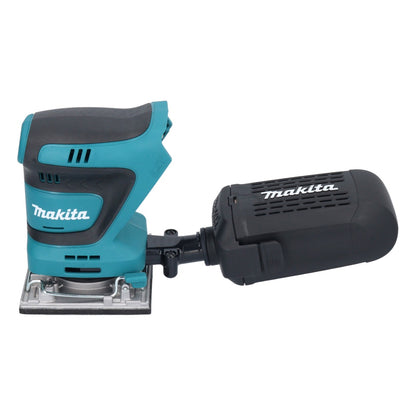 Makita DBO 484 RM Akku Schwingschleifer 18 V 112 x 102 mm + 2x Akku 4,0 Ah + Ladegerät