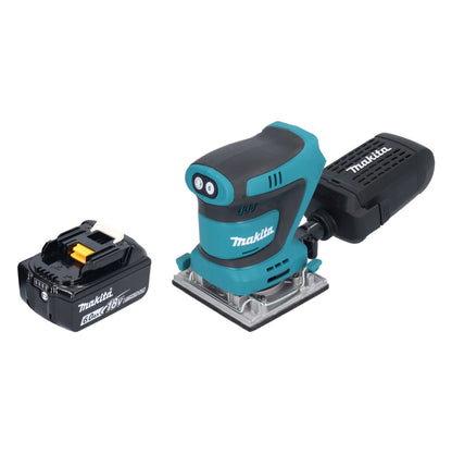 Makita DBO 484 G1 Akku Schwingschleifer 18 V 112 x 102 mm + 1x Akku 6,0 Ah - ohne Ladegerät