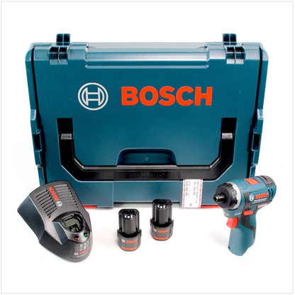 Bosch GSR 10,8 V-EC HX Akku Bohrschrauber in L-Boxx + 2 x GBA 10,8 V 2,5 Ah Akku + AL 1130 CV Schnelllader - Toolbrothers