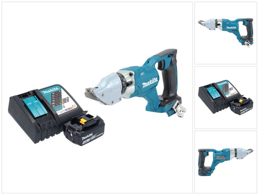 Makita DJS 200 RM1 batterie cisailles à tôle 18 V 2,0 mm brushless + 1x batterie 4,0 Ah + chargeur