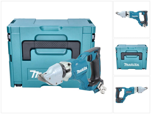 Makita DJS 200 ZJ cisaille à tôle sur batterie 18 V 2,0 mm brushless + Makpac - sans batterie, sans chargeur