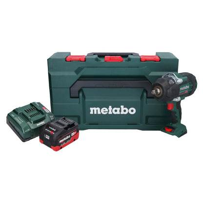 Visseuse à chocs sans fil Metabo SSW 18 LTX 1450 BL 18 V 1450 Nm sans balais + 1x batterie 5,5 Ah + chargeur + métaBOX