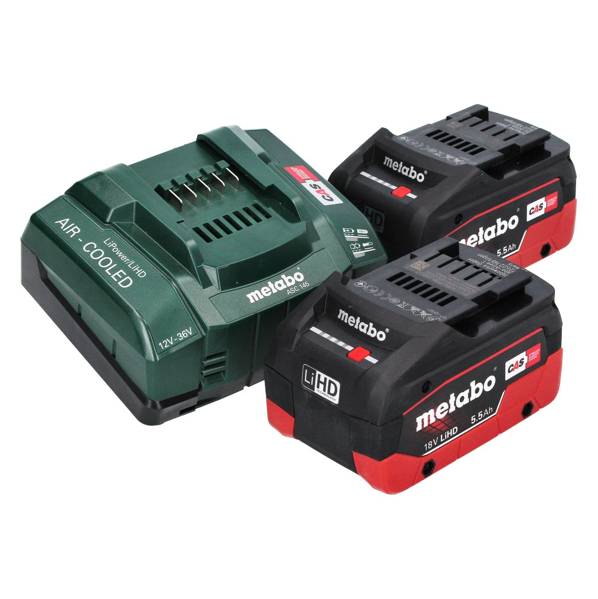 Visseuse à chocs sans fil Metabo SSW 18 LTX 1450 BL 18 V 1450 Nm (602401660) sans balais + 2x batterie 5,5 Ah + chargeur + métaBOX