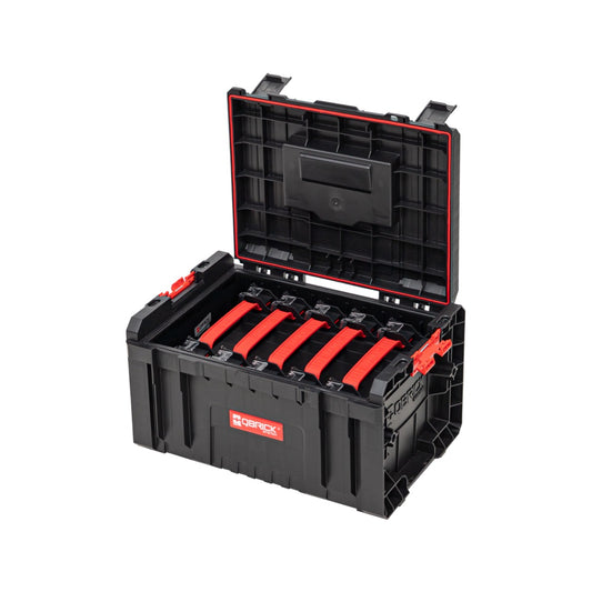 Mallette à outils Qbrick System PRO Toolbox 2.0 450 x 334 x 240 mm 19 l empilable IP54 + 5x TWO Organizer Multi