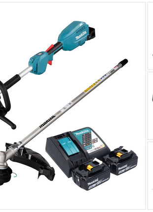 Makita DUX 18 RT2X1 batterie multifonction 18 V sans balais + 2x batteries 5,0 Ah + chargeur