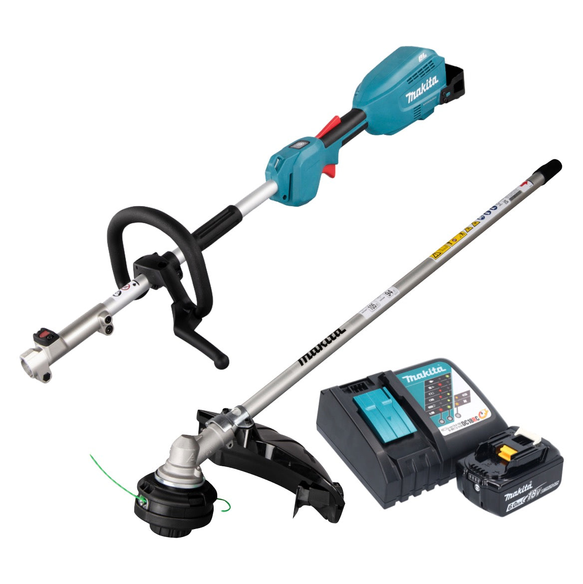 Makita DUX 18 RGX1 batterie multifonction 18 V sans balais + 1x batterie 6,0 Ah + chargeur