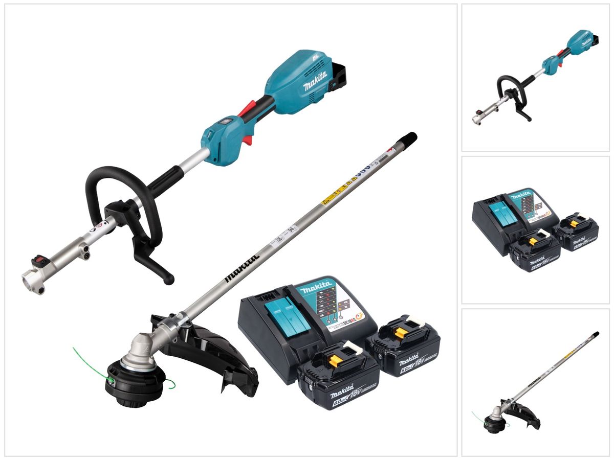 Makita DUX 18 RG2X1 Akku Multifunktionsantrieb 18 V Brushless + 2x Akku 6,0 Ah + Ladegerät