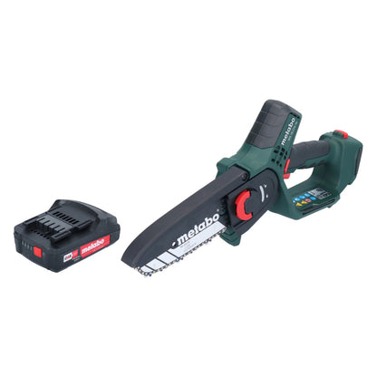 Metabo MS 18 LTX 15 Akku Gehölzsäge 18 V 15 cm 5 m/s + 1x Akku 2,0 Ah - ohne Ladegerät