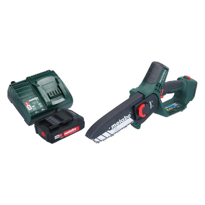 Scie à bois à batterie Metabo MS 18 LTX 15 18 V 15 cm 5 m/s + 1x batterie 2,0 Ah + chargeur