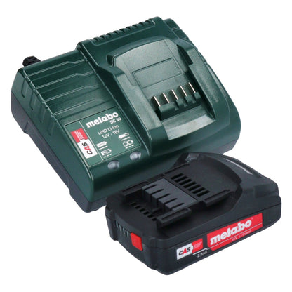 Scie à bois à batterie Metabo MS 18 LTX 15 18 V 15 cm 5 m/s + 1x batterie 2,0 Ah + chargeur