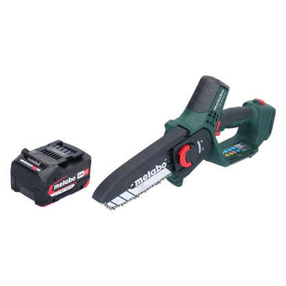 Scie à bois à batterie Metabo MS 18 LTX 15 18 V 15 cm 5 m/s + 1x batterie 4,0 Ah - sans chargeur