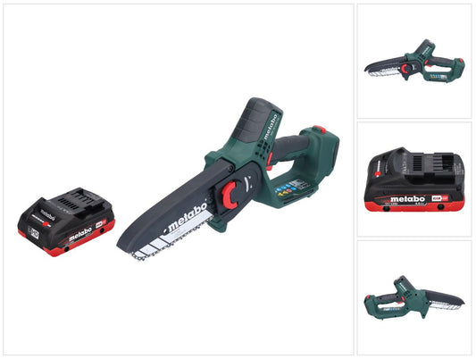 Scie à bois à batterie Metabo MS 18 LTX 15 18 V 15 cm 5 m/s + 1x batterie 4,0 Ah - sans chargeur