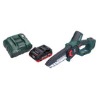 Scie à bois à batterie Metabo MS 18 LTX 15 18 V 15 cm 5 m/s + 1x batterie 4,0 Ah + chargeur