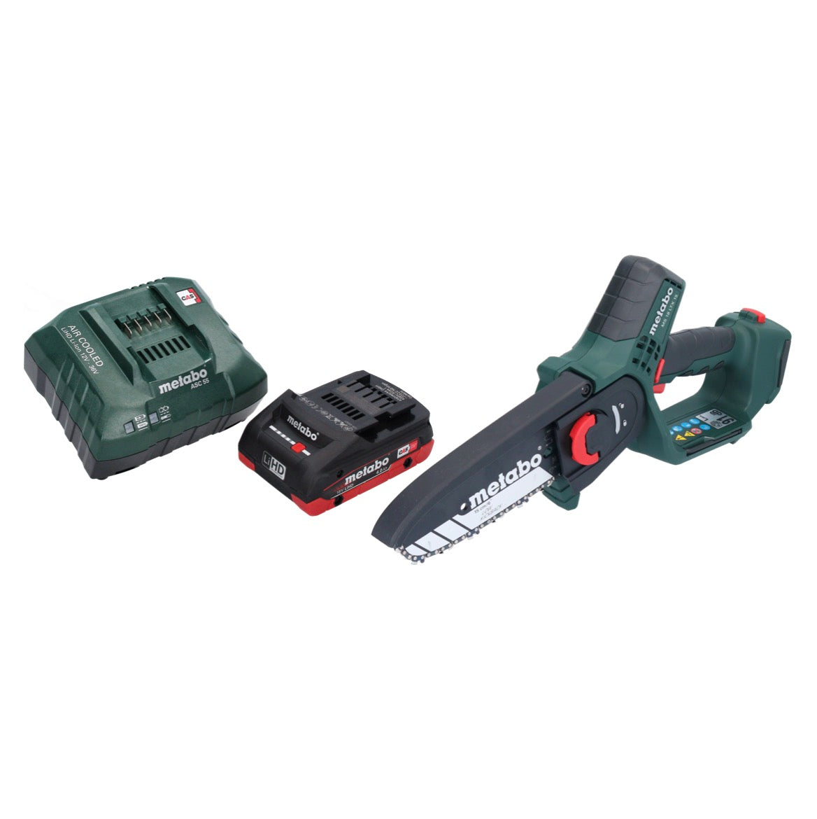 Scie à bois à batterie Metabo MS 18 LTX 15 18 V 15 cm 5 m/s + 1x batterie 4,0 Ah + chargeur