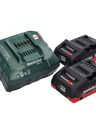 Scie à bois à batterie Metabo MS 18 LTX 15 18 V 15 cm 5 m/s + 2x batterie 4,0 Ah + chargeur