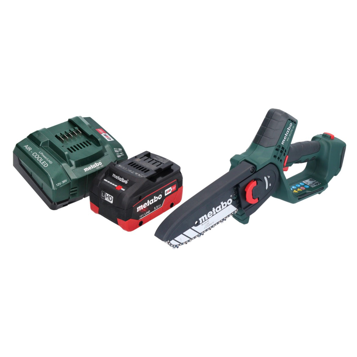 Scie à bois à batterie Metabo MS 18 LTX 15 18 V 15 cm 5 m/s + 1x batterie 5,5 Ah + chargeur