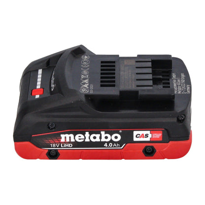 Metabo WVB 18 LTX BL 15-125 Meuleuse d'angle sur batterie Quick 18 V 125 mm sans balais + 1x batterie 4,0 Ah + métaBOX - sans chargeur