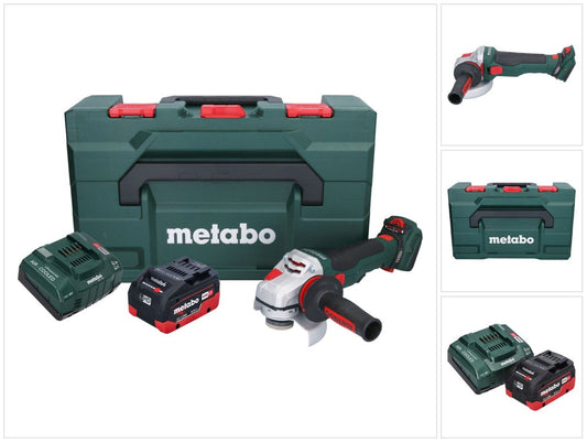 Metabo WVB 18 LTX BL 15-125 Quick Akku Winkelschleifer 18 V 125 mm Brushless + 1x Akku 5,5 Ah + Ladegerät + metaBOX