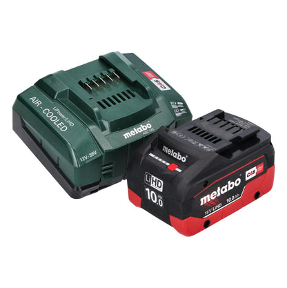 Metabo WVB 18 LTX BL 15-125 Quick Akku Winkelschleifer 18 V 125 mm Brushless + 1x Akku 10,0 Ah + Ladegerät + metaBOX