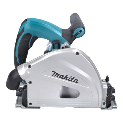 Scie plongeante Makita SP 6000 J1 1300 W 165 mm + rail de guidage 1400 mm + Makpac