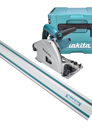 Scie plongeante Makita SP 6000 J1 1300 W 165 mm + rail de guidage 1400 mm + Makpac