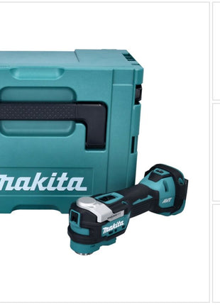 Makita DTM 52 ZJ Akku Multifunktionswerkzeug 18 V Starlock Max Brushless + Makpac - ohne Akku, ohne Ladegerät