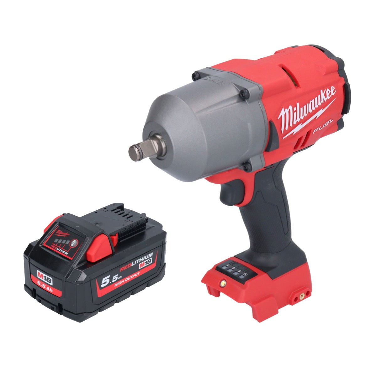 Clé à chocs sans fil Milwaukee M18 FHIWF12-551 18 V 1356 Nm 1/2" brushless + 1x batterie 5,5 Ah - sans chargeur