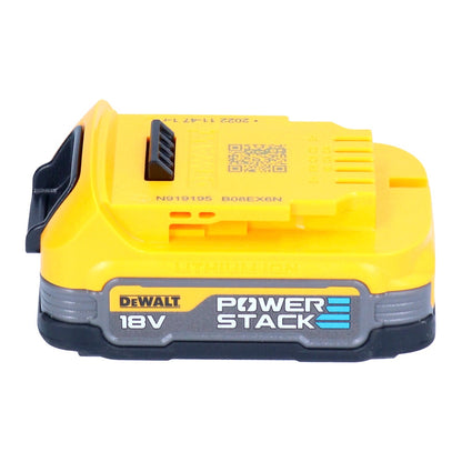 Perceuse-visseuse sans fil DeWalt DCD 800 NT 18 V 90 Nm sans balais + 1x batterie 1,7 Ah + TSTAK - sans chargeur