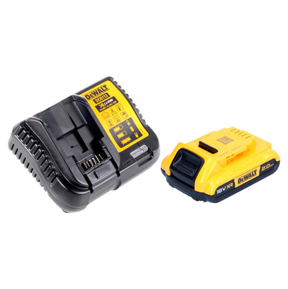 Perceuse-visseuse sans fil DeWalt DCD 800 D1T 18 V 90 Nm sans balais + 1x batterie 2,0 Ah + chargeur + TSTAK