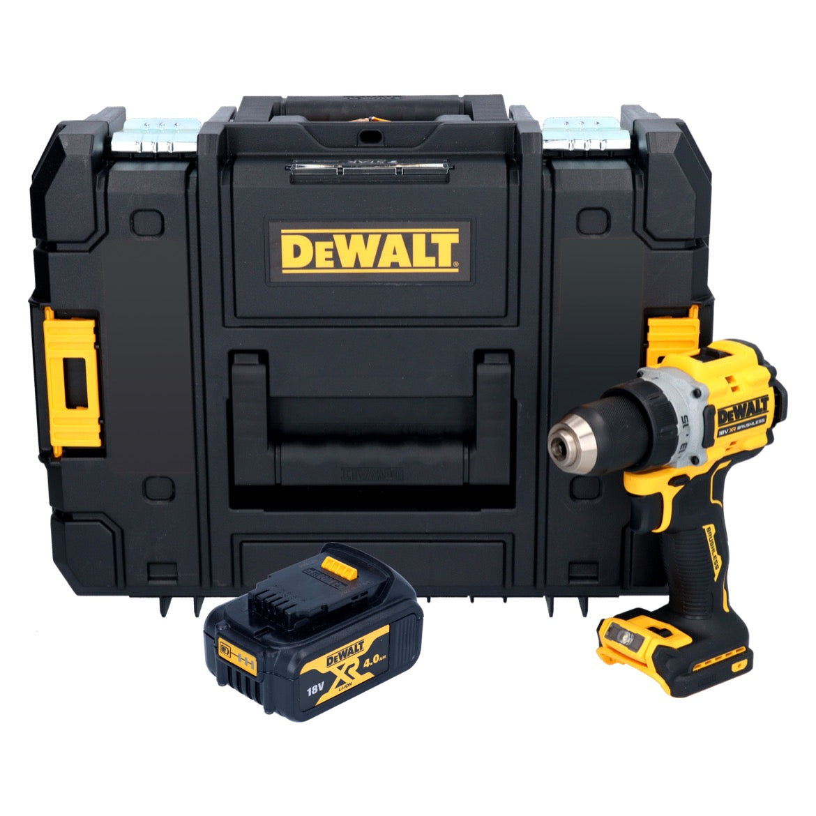 DeWalt DCD 800 NT Akku Bohrschrauber 18 V 90 Nm Brushless + 1x Akku 4,0 Ah + TSTAK - ohne Ladegerät