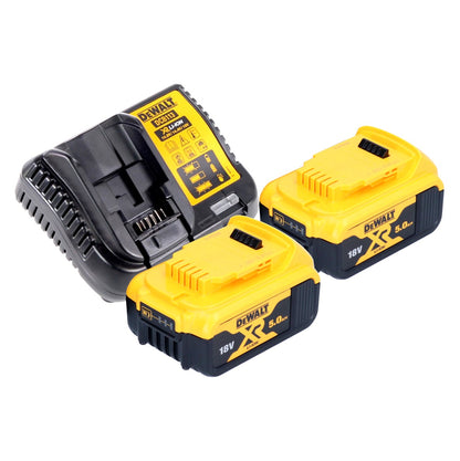 Perceuse-visseuse sans fil DeWalt DCD 800 P2T 18 V 90 Nm sans balais + 2x batteries 5,0 Ah + chargeur + TSTAK