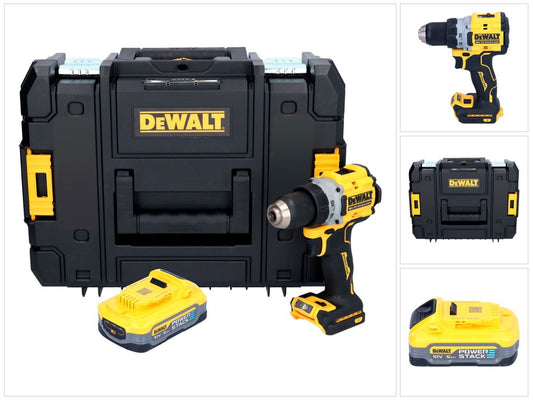 DeWalt DCD 800 NT Akku Bohrschrauber 18 V 90 Nm Brushless + 1x Akku 5,0 Ah + TSTAK - ohne Ladegerät