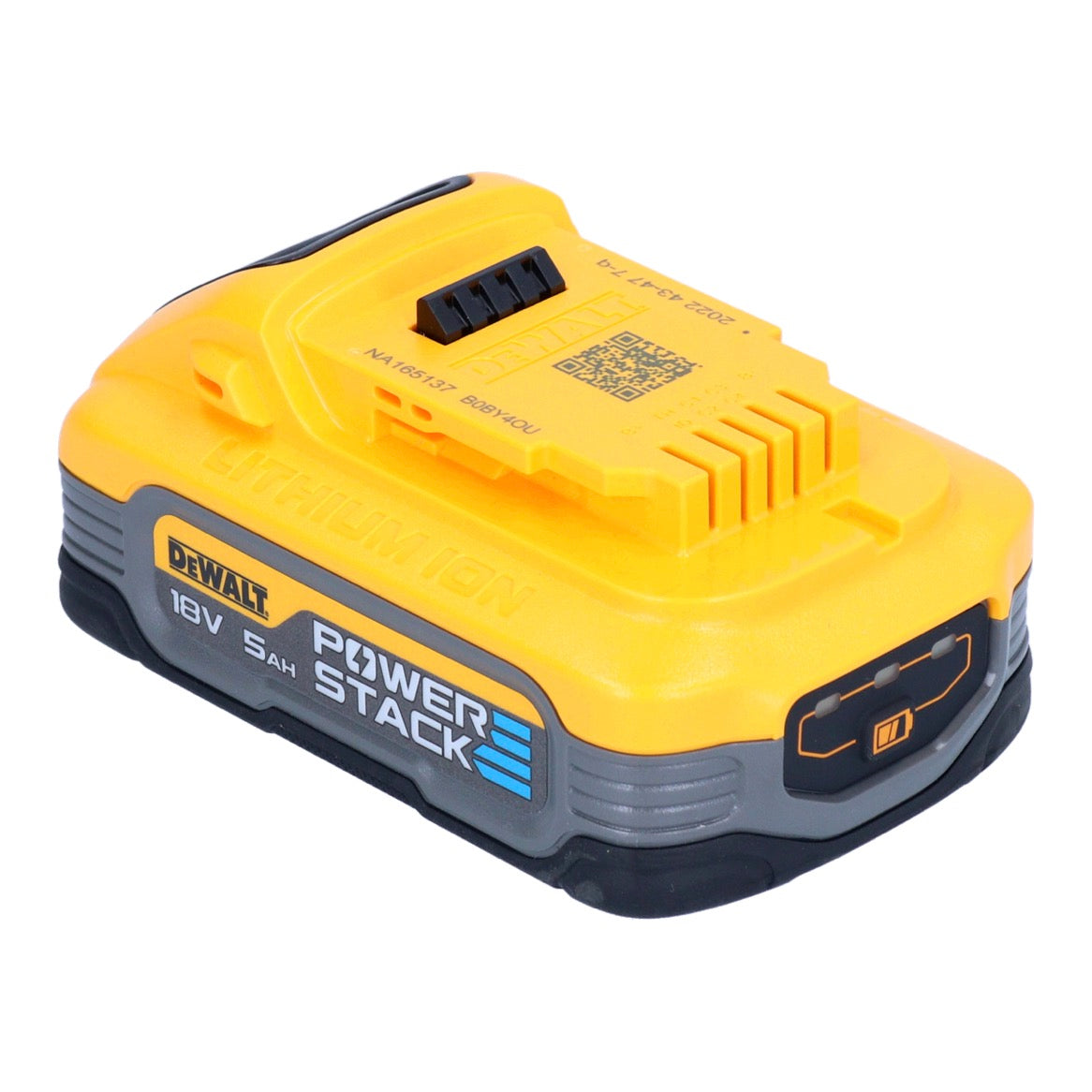 Jeu de batteries DeWalt DCBP 518 H2 2x batterie Powerstack 18 V 5,0 Ah / 5000 mAh XR Li-Ion - avec indicateur de niveau de charge