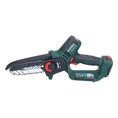 Metabo MS 18 LTX 15 Akku Gehölzsäge 18 V 15 cm 5 m/s + 1x Akku 4,0 Ah + metaBOX - ohne Ladegerät