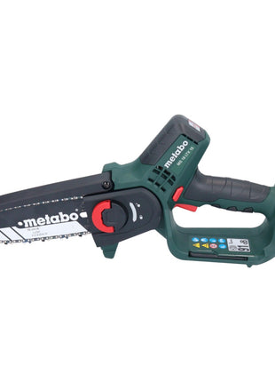 Scie à bois à batterie Metabo MS 18 LTX 15 18 V 15 cm 5 m/s + 2x batterie 4,0 Ah + chargeur + métaBOX