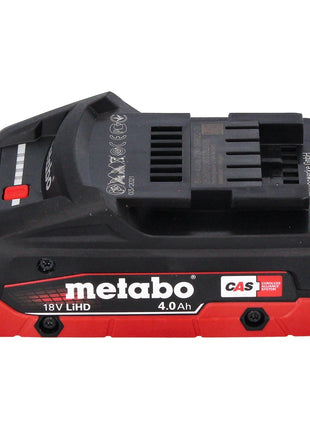 Scie à bois à batterie Metabo MS 18 LTX 15 18 V 15 cm 5 m/s + 1x batterie 4,0 Ah + métaBOX - sans chargeur